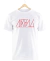 Remera Airbag Logo Blanca Manga Corta 100% Algodón Peinado - comprar online