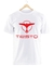 Remera Tiesto Blanca Manga Corta 100% Algodón Peinado - comprar online