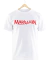 Remera Marillion Logo Blanca Manga Corta 100% Algodón Peinado - comprar online