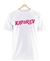 Remera Kapanga Logo Blanca Manga Corta 100% Algodón Peinado en internet