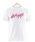 Remera Lady Gaga Logo Blanca Manga Corta 100% Algodón Peinado en internet