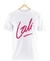 Remera Lali Esposito Logo Blanca Manga Corta 100% Algodón Peinado en internet
