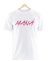 Remera Maná Blanca Manga Corta 100% Algodón Peinado en internet