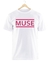 Remera Muse Blanca Manga Corta 100% Algodón Peinado en internet