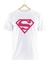 Remera Superman Blanca Manga Corta 100% Algodón Peinado en internet