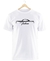 Remera Falcon Blanca Manga Corta 100% Algodón Peinado