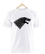 Remera Game Of Thrones Casa Stark Blanca Manga Corta 100% Algodón Peinado