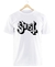 Remera Ghost Blanca Manga Corta 100% Algodón Peinado