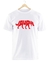 Remera Jauría Blanca Manga Corta 100% Algodón Peinado