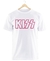Remera Kiss Logo Blanca Manga Corta 100% Algodón Peinado en internet
