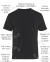 Remera Foo Figthers Negra Manga Corta 100% Algodón Peinado