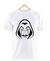 Remera La Casa De Papel Blanca Manga Corta 100% Algodón Peinado