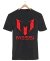 Remera Messi Logo Negra Manga Corta 100% Algodón Peinado - comprar online