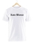 Remera Rata Blanca Blanca Manga Corta 100% Algodón Peinado