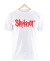Remera Slipknot Blanca Manga Corta 100% Algodón Peinado
