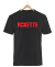 Remera Roxette Negra Manga Corta 100% Algodón Peinado - comprar online
