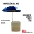 Demostand con sombrilla solo estructura $1999