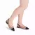 Sapato Piccadilly Slingback Silvia Salto Baixo Bronze - Tok Calçados