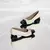 Scarpin Piccadilly Tati Salto Médio Off White - loja online