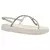 Sandália Flat Moleca Branco Strass - comprar online
