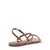 Sandália Rasteira Santa Lolla Metalizada Soft Bronze Brilho - Tok Calçados