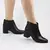 Bota Bottero Zíper Liso Couro Preto - Tok Calçados