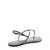 Sandália Rasteira Santa Lolla Metalizada Cinza Pewter - Tok Calçados