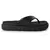 Chinelo Papete Vizzano preto liso, com tira frontal e solado confortável.