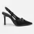 Scarpin Slingback Via Marte Salto Alto Verniz Preto - comprar online