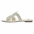 Rasteirinha Moleca Branco Slide Strass - comprar online