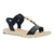 Sandália Flat Modare Preto Pedras - comprar online