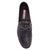 Mocassim Calprado Couro Oxford Azul Marinho na internet