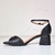 Sandália Vizzano Salto Médio Preto - comprar online