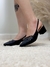Imagem do Scarpin Vizzano Slingback Fivelas Preto