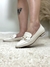 Imagem do Mocassim Loafer Vizzano Fivela Branco Off