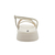 Sandália Flat Moleca Strass Branco - Tok Calçados