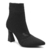 Bota Mariotta Knit Salto Taça Cano Meia Preto - comprar online
