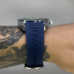 TAG CARRERA SILICONE (AZUL) na internet