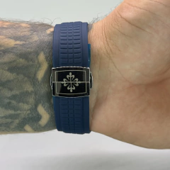 PP AQUA SILICONE (PRATA/AZUL) na internet