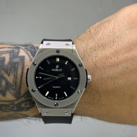 GENEVE SILICONE 2 (PRATA/PRETO)