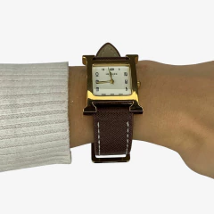 HERMÉS (MARROM/DOURADO/BRANCO) - comprar online