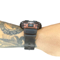 GA-0105 (PRETO/LARANJA) - KGB ACESSÓRIOS
