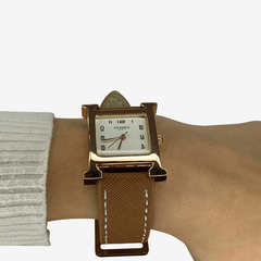 HERMÉS (MARROM/BRANCO/COBRE) - comprar online