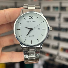 CK AÇO (PRATA/BRANCO) - comprar online