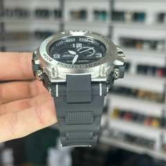 GS STEEL BORRACHA 2 (PRATA/PRETO) na internet