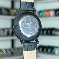 AX 004 COURO (PRETO/AZUL) na internet