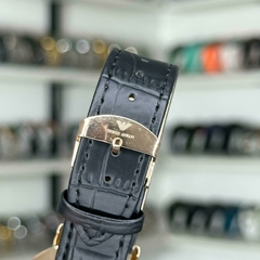 AX 004 COURO (DOURADO/PRETO) - loja online