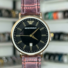 AX 004 COURO (DOURADO/PRETO/MARROM) na internet