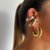 Ear Cuff Aurora - Acero chapado en oro - Merlina Tiendita