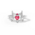 Marvel Bruja Escarlata Anillo Doble - Cobre - Ajustable - Merlina Tiendita